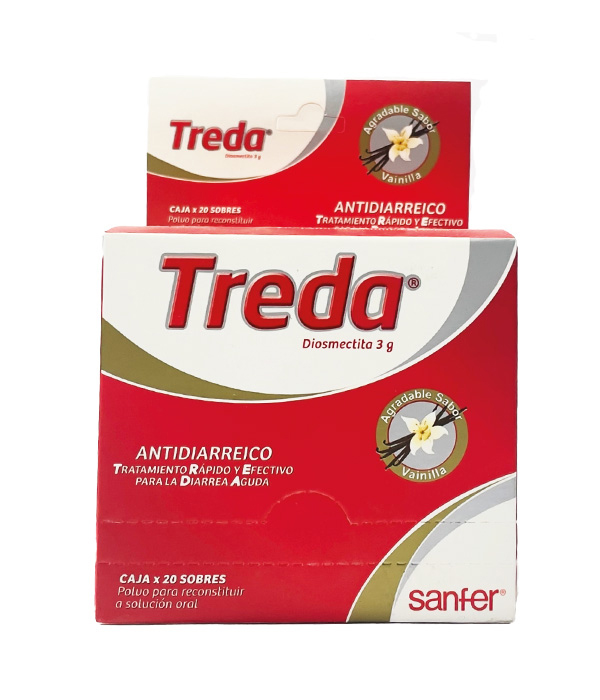 TREDA SOBRES CAJA X 20 UNDS